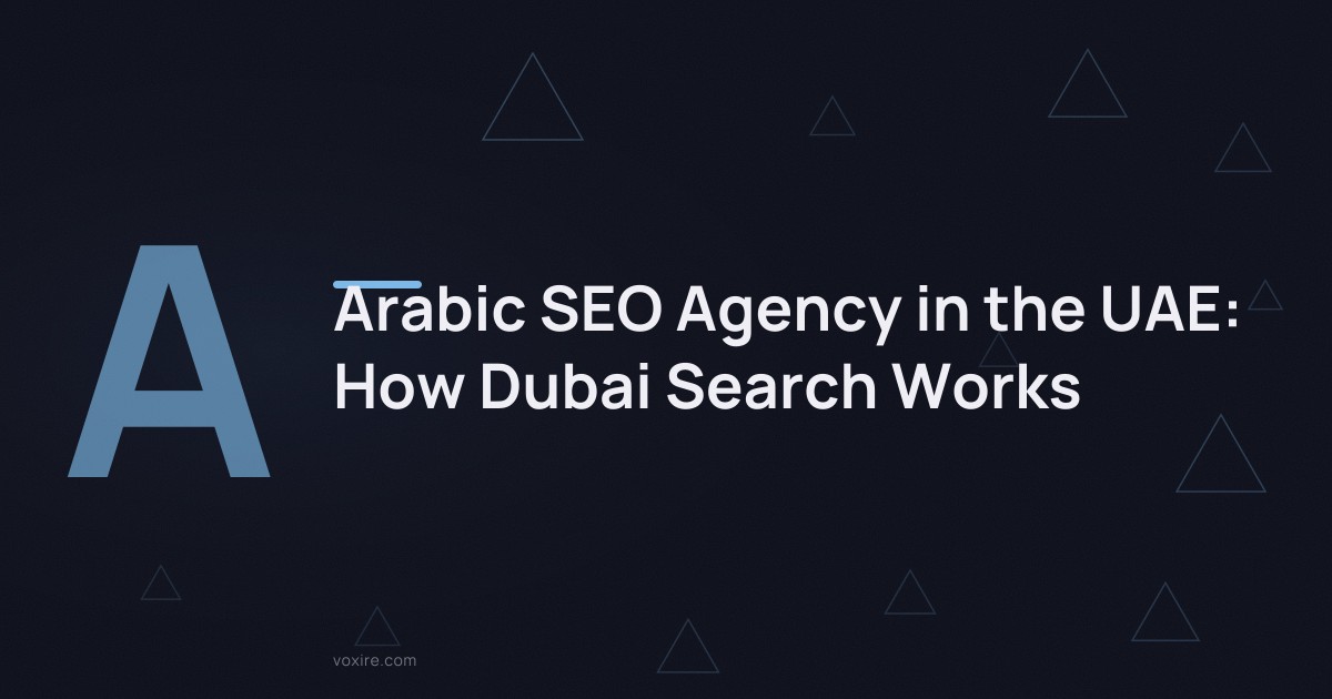 Arabic SEO Agency in the UAE: How Dubai Search Works