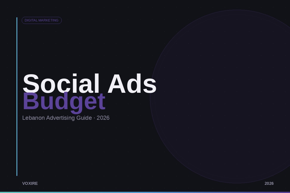 How to Set a Social Media Advertising Budget for Lebanese Businesses in 2026